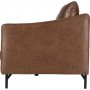 Harpan 3-seter sofa - Brun kolr + Tekstilrens for mbler
