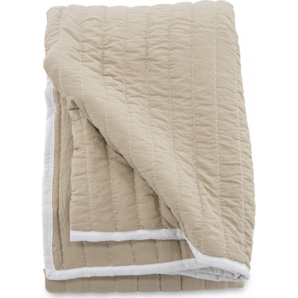 Oscar sengeteppe - Beige