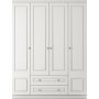 Inci garderobe 140 x 50 x 182 cm - Hvit