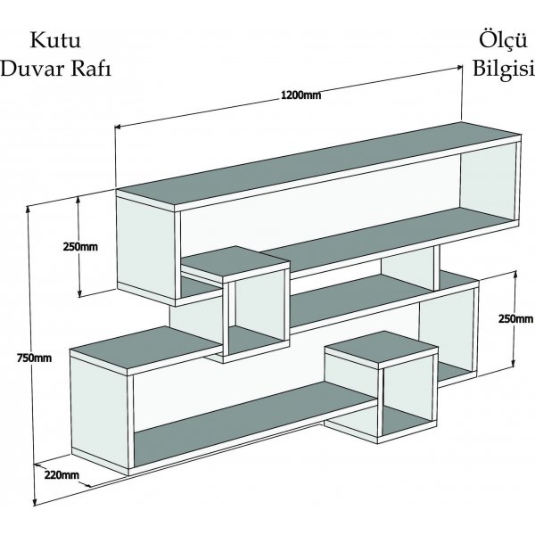Karen vegghylle - Valnøtt/antrasitt Karen vegghylle - Valnøtt/antrasitt