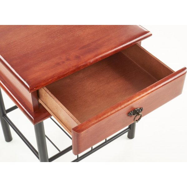 Vivian nattbord - Antikk kirsebær/sort Vivian nattbord - Antikk kirsebær/sort