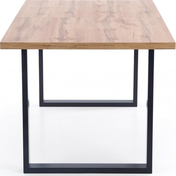 Kasady spisebord 135-185 cm - Wotan eik/sort