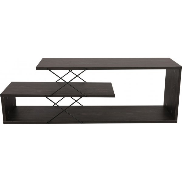 Zigzag mediebenk - Mørkebrun Zigzag mediebenk - Mørkebrun