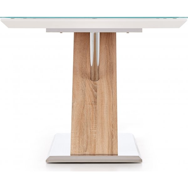 Angeliki Spisebord 160 cm - Hvit/eik Angeliki Spisebord 160 cm - Hvit/eik
