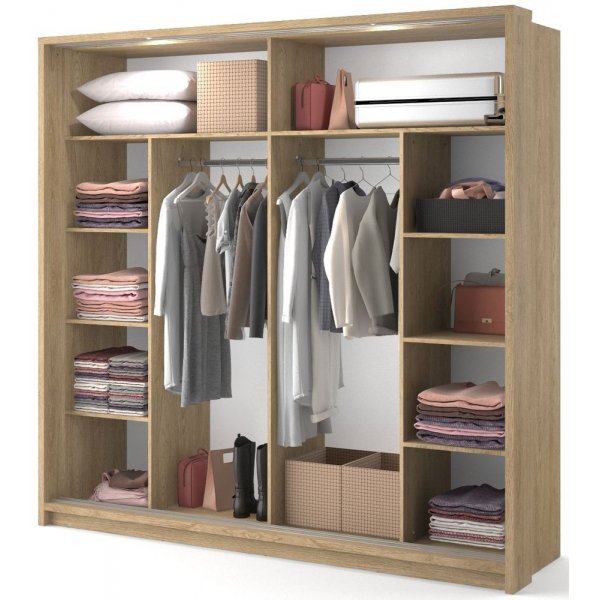 Mervyn garderobe - Shetland eik Mervyn garderobe - Shetland eik