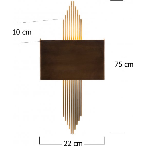 Harmonisk vegglampe - Vintage Harmonisk vegglampe - Vintage