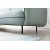 Catta 3-seters sofa med fotskammel - Lysegrn + Mbelpleiesett for tekstiler