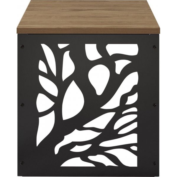 Tongfu sidebord - Valnøtt/svart Tongfu sidebord - Valnøtt/svart