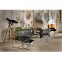 Stella Satsbord - Sort marmorert glass / sort understell