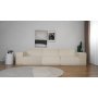 Modulsofa 310 cm i beige kordflyel