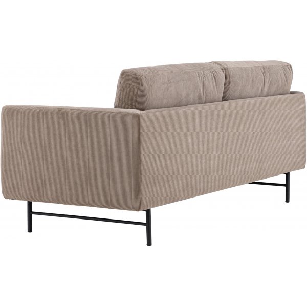 Sky 3-seters sofa - Sort/brun Sky 3-seters sofa - Sort/brun
