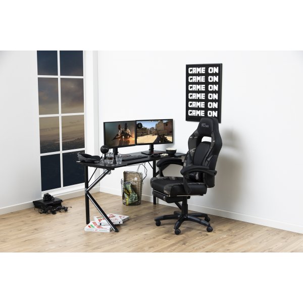 Ninja Desktop | databord - grå (140 cm) Ninja Desktop | databord - grå (140 cm)