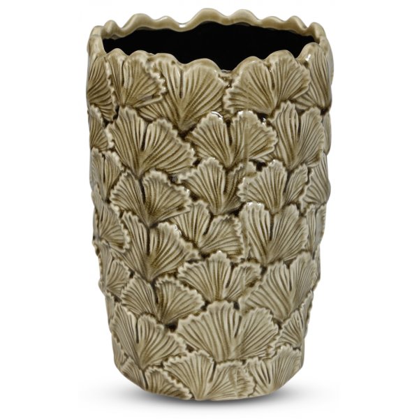 Vase Ginkgo H22 cm - Grnn