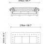 Cupon 4-seters sofa - Brun