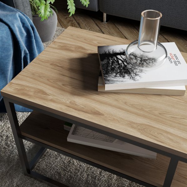 Fortuna salongbord - Valn�tt/svart