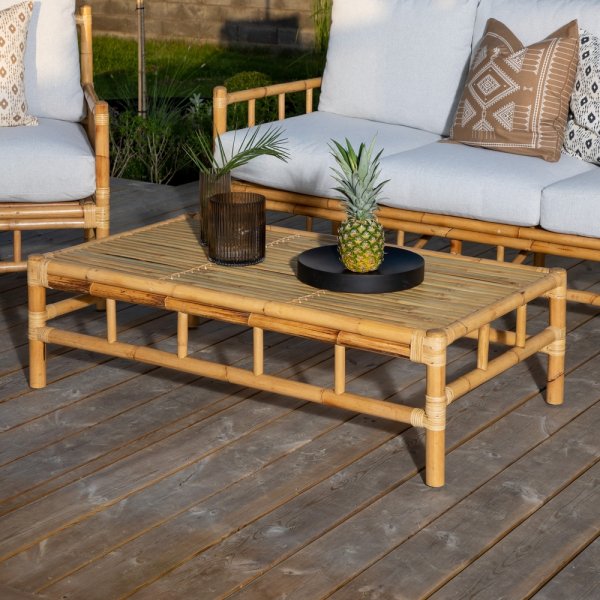 Stokk salongbord 120 x 70 cm - Naturlig