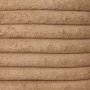 Stripete pyntepute Cognac - 45 x 45 cm