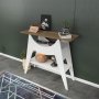 Ese sidebord 100 x 35 cm - Hvit/valntt