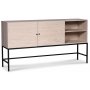 Stilo V.2 sideboard - Whitewash / Svart metall Stilo V.2 sideboard - Whitewash / Svart metall