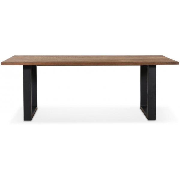 Forest spisebord med U-ben - Brunoljet eik - 220 cm