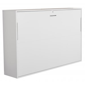 Veggseng 120200 cm horisontal - Hvit - Compact Living