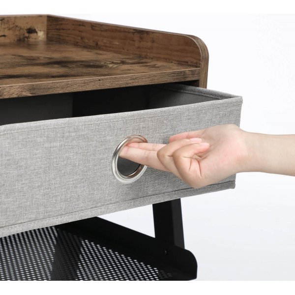 Rosalind nattbord 46 x 35 cm - Brun Rosalind nattbord 46 x 35 cm - Brun