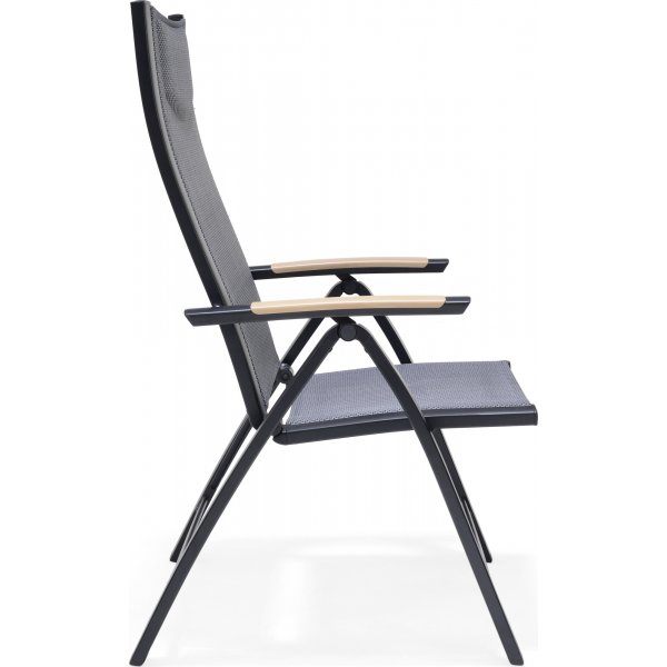 Panama spisegruppe 6 - Sort/teak Panama spisegruppe 6 - Sort/teak