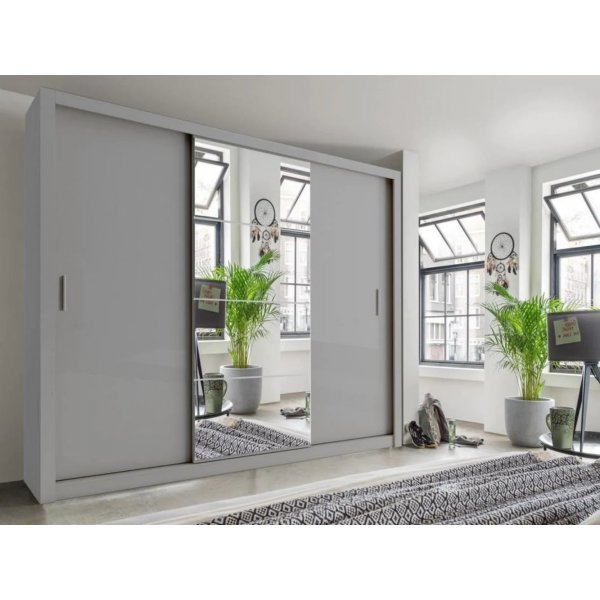 Einar grå garderobe 250x215 cm Einar grå garderobe 250x215 cm