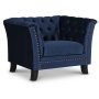Chesterfield Liverpool lenestol- Bl flyel