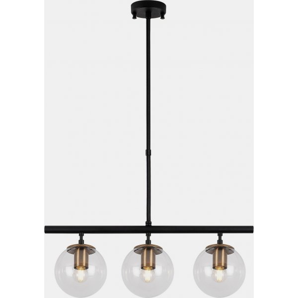 Atlas taklampe 10276 - Sort/antikk Atlas taklampe 10276 - Sort/antikk