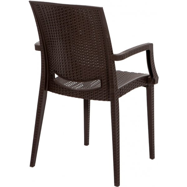 Meco uteservering gruppe med rammestoler - Brun Meco uteservering gruppe med rammestoler - Brun