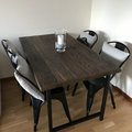 Kundebilde Öregrund spisebord 140 cm - Gjenvunnet tre/metall