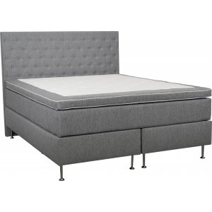 Seng 180x200 cm grå pocket 5 soner Seng 180x200 cm grå pocket 5 soner