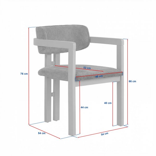 Lenestol Torpin i brun chenille og eik Lenestol Torpin i brun chenille og eik