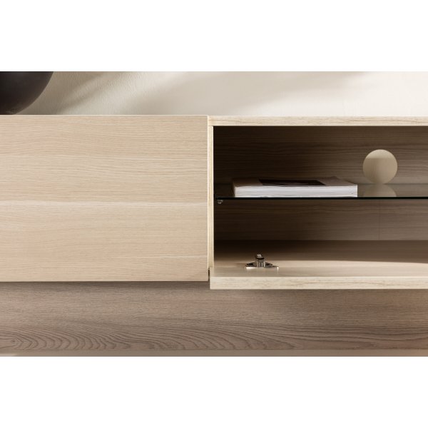 Cuenca TV-stativ - Hvitvasket