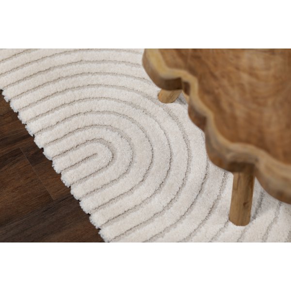 Genova Zen maskinvevde teppe Hvit Genova Zen maskinvevde teppe Hvit