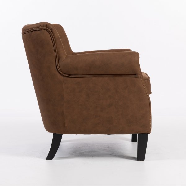 Professor lenestol i brun vintage Professor lenestol i brun vintage