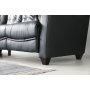 Hjalmar hjrnesofa - svart (ko-lr)
