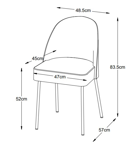 Sirkusstol i grå chenille Sirkusstol i grå chenille