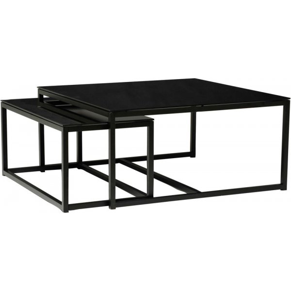 Linos salongbord 100 cm - Svart glass