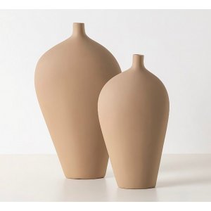 Busto vase - Lys brun