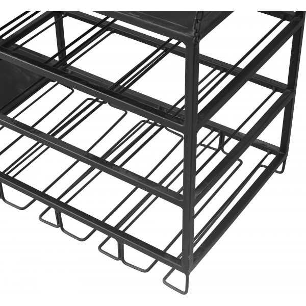 Veggbarhylle i metall - Sort Veggbarhylle i metall - Sort