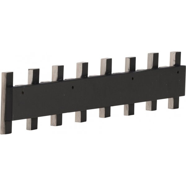 Nimes kroklist 75 x 13 cm - Whitewash/sort Nimes kroklist 75 x 13 cm - Whitewash/sort