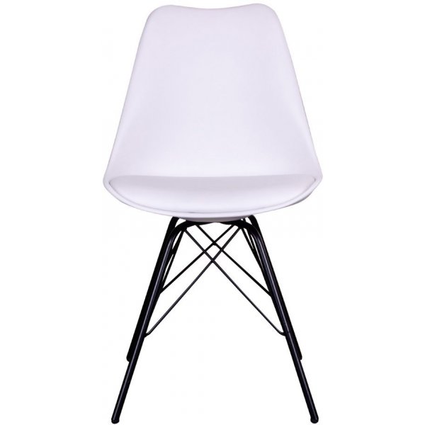 Oslo Spisestol - Hvit/Svart Oslo Spisestol - Hvit/Svart