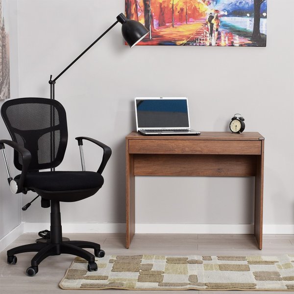 Comerse skrivebord 90 x 55 cm - Valn�tt