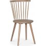 Pinnestolen Castor - Hvitoljet eik (Whitewash) + Stolpute
