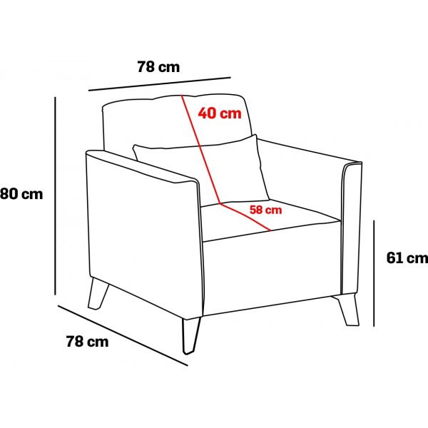 Ova lenestol - Svart Ova lenestol - Svart