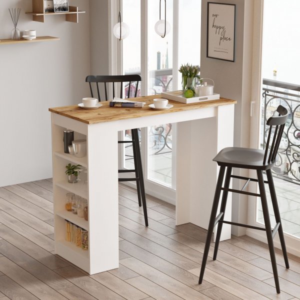 Style barbord - Furu/hvit Style barbord - Furu/hvit