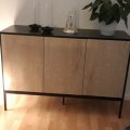 Kundebilde Seaford Skjenk - Svart/Hvitpigmentert eik