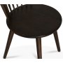 Omni spisegruppe, rundt spisebord 130 cm inkludert 4 stk. Castor pinnestoler - Rykfarget eik